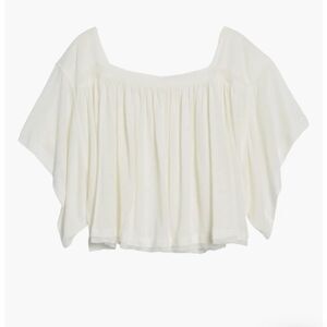 Free People Sunsetter Linen Blend Top